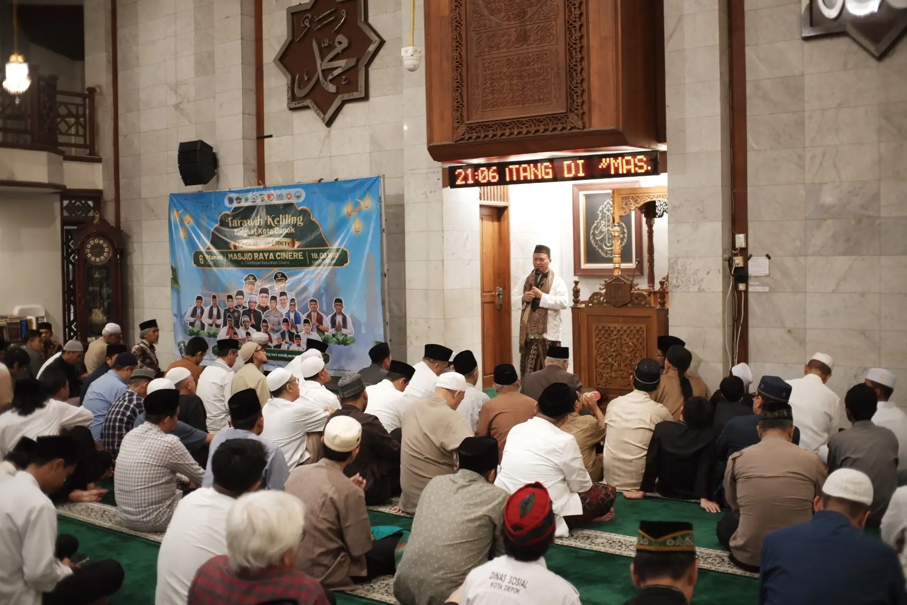 Tarling di Masjid Raya Cinere, Pemkot Depok Peringati Malam Nuzulul Quran
