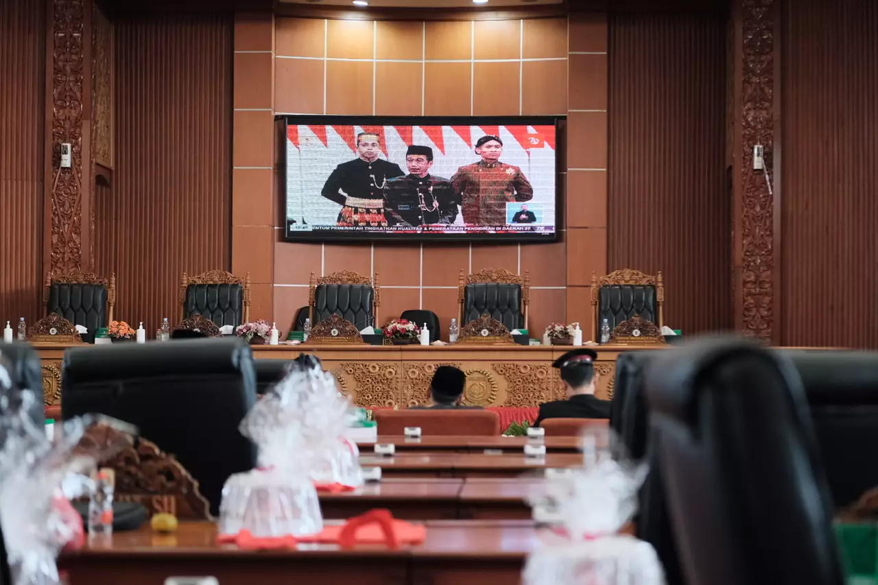 Peringati HUT ke-79 RI, DPRD Depok Gelar Paripurna Istimewa Dengarkan Pidato Kenegaraan Presiden