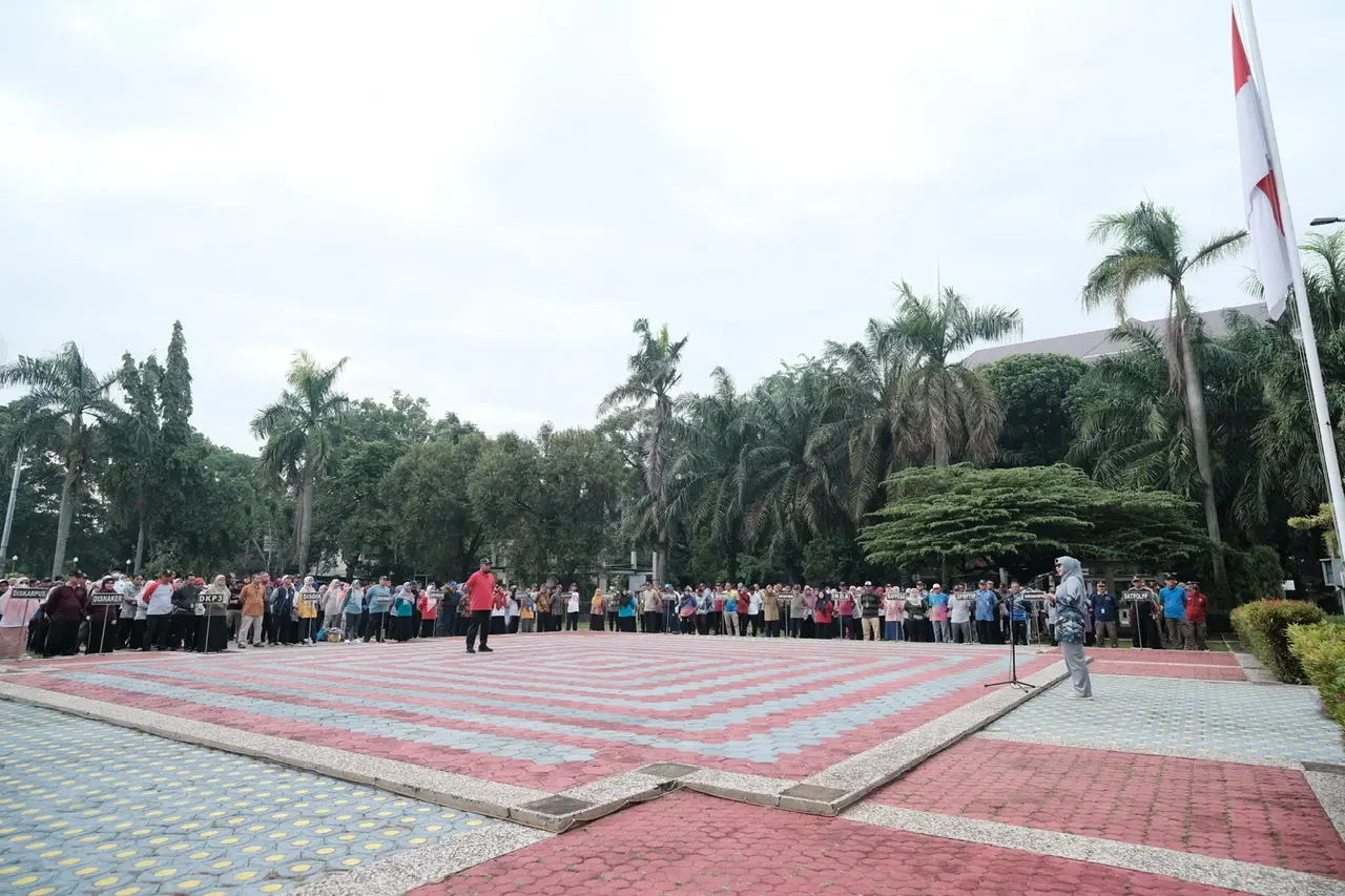 Kepala Bakesbangpol Jadi Pembina Apel Pagi ASN  Pemkot Depok