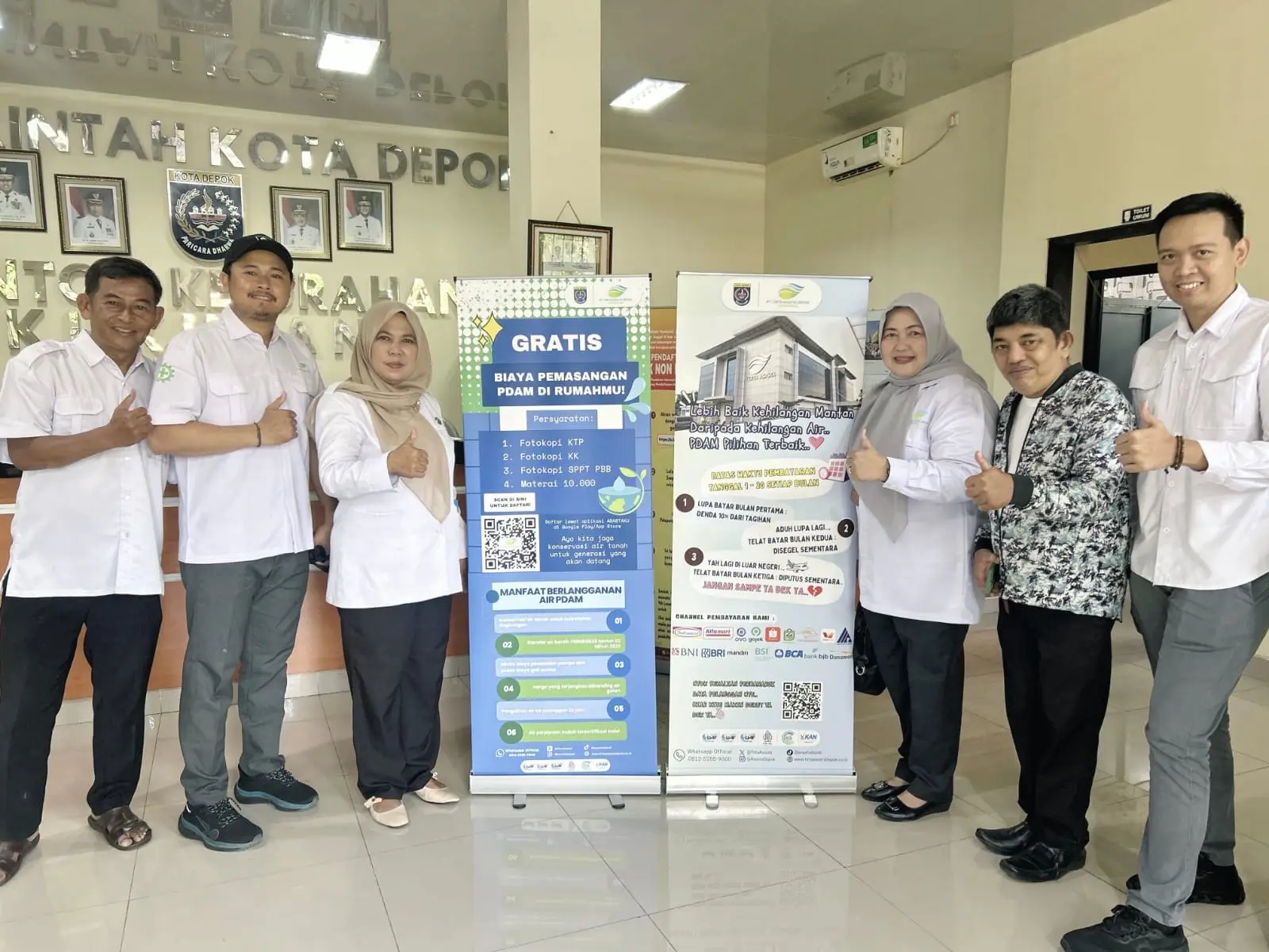 Gencarkan Sinergi ke Kelurahan, Tirta Asasta Depok Perluas Jaringan Air Bersih