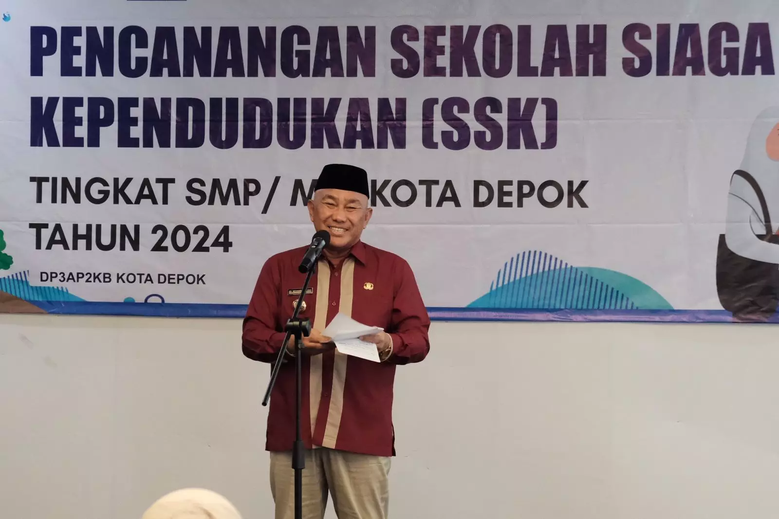 Wali Kota Depok Canangkan Sekolah Siaga Kependudukan