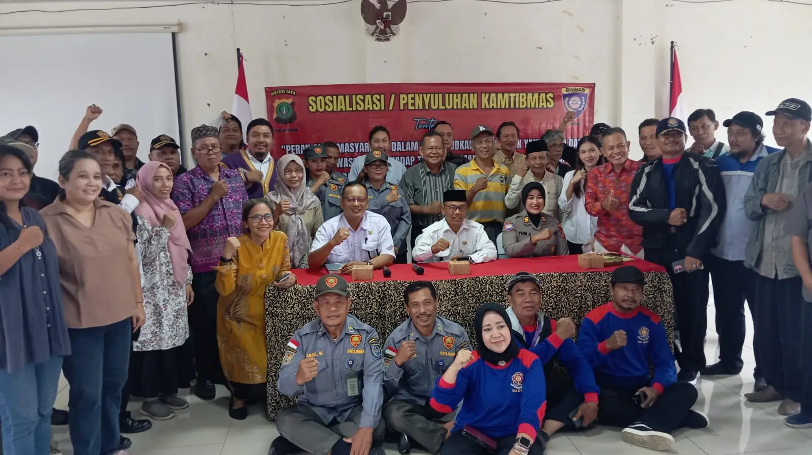 Warga Kelurahan Depok Diminta Jaga Kamtibmas dengan Aktifkan Siskamling