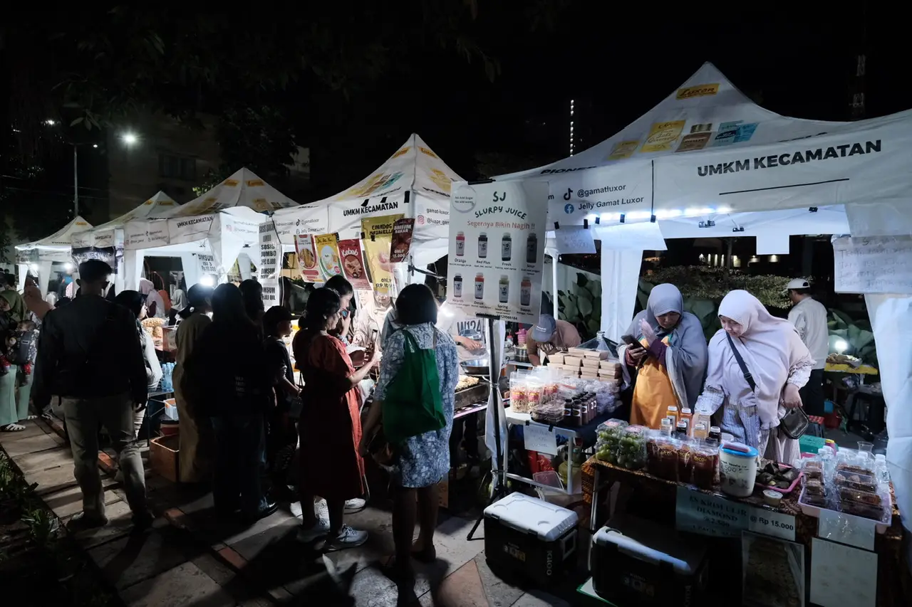 Puluhan UMKM Ramaikan Perayaan Tahun Baru 2025 di Depok Open Space