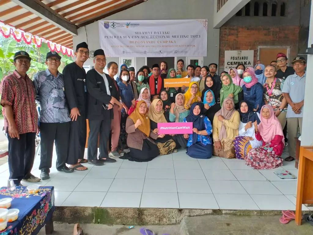 Delegasi SUN CSN ACG  Kunjungi Puskesmas Duren Seribu