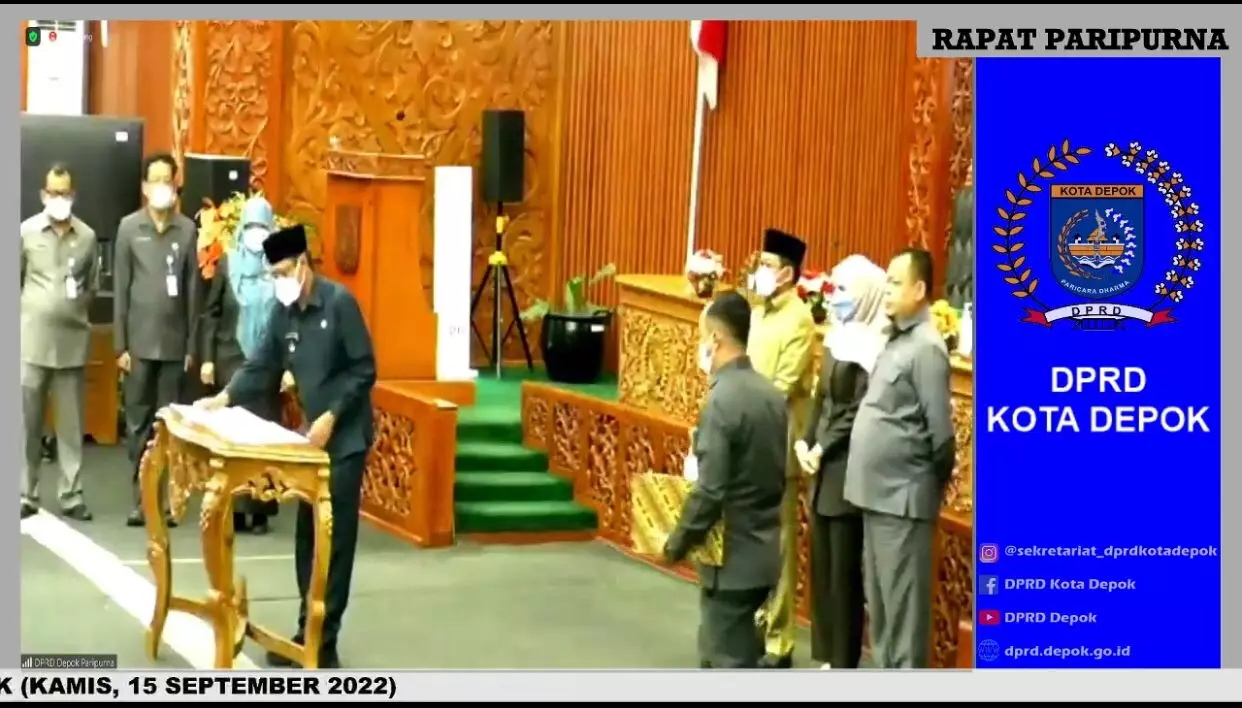 Pemkot Depok dan DPRD Sepakati Perubahan KUA-PPAS 2022