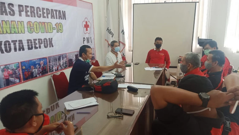 PMI Depok Komitmen Bantu Warga Terdampak Pandemi Corona