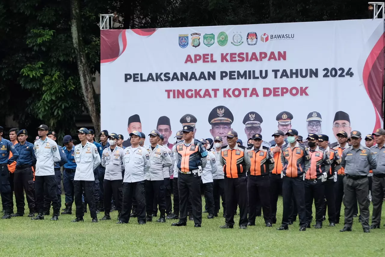 Pemkot Depok Gelar Apel Kesiapan Pelaksanaan Pemilu 2024