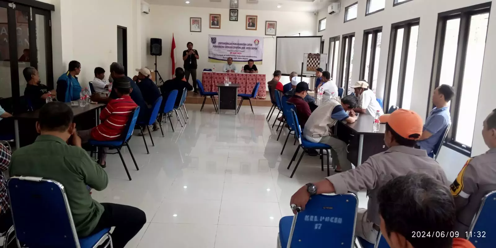 Pererat Silaturahmi, Kelurahan Pondok Cina dan Cipayung Jaya Adakan Pertandingan Catur