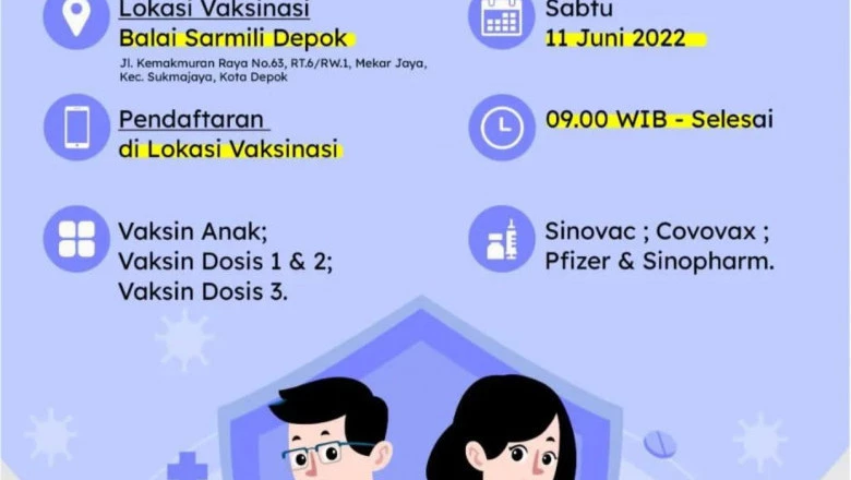 Besok, Dinkes Gelar Gebyar Vaksinasi Covid-19 di Balai Sarmili