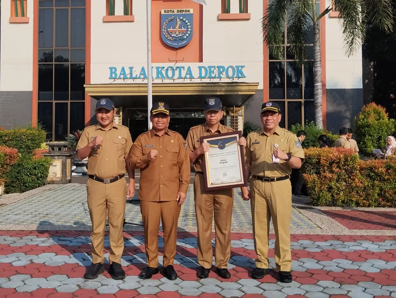 Pemkot Depok Raih Penghargaan Gajah Mada Digital Transformation Governance Index 2025