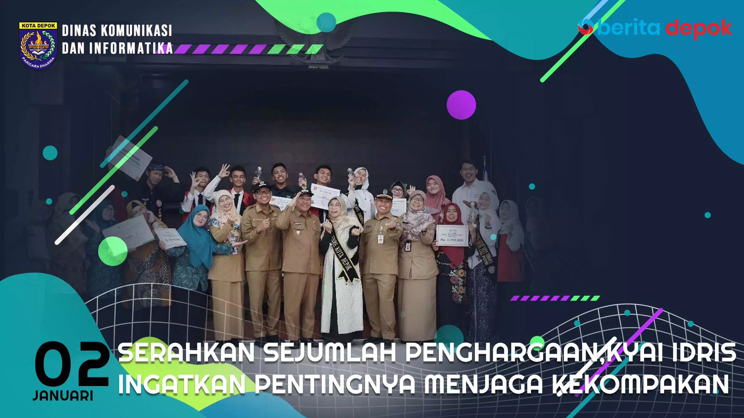 Video: Serahkan Sejumlah Penghargaan, Kiai Idris Ingatkan Pentingnya Menjaga Kekompakan