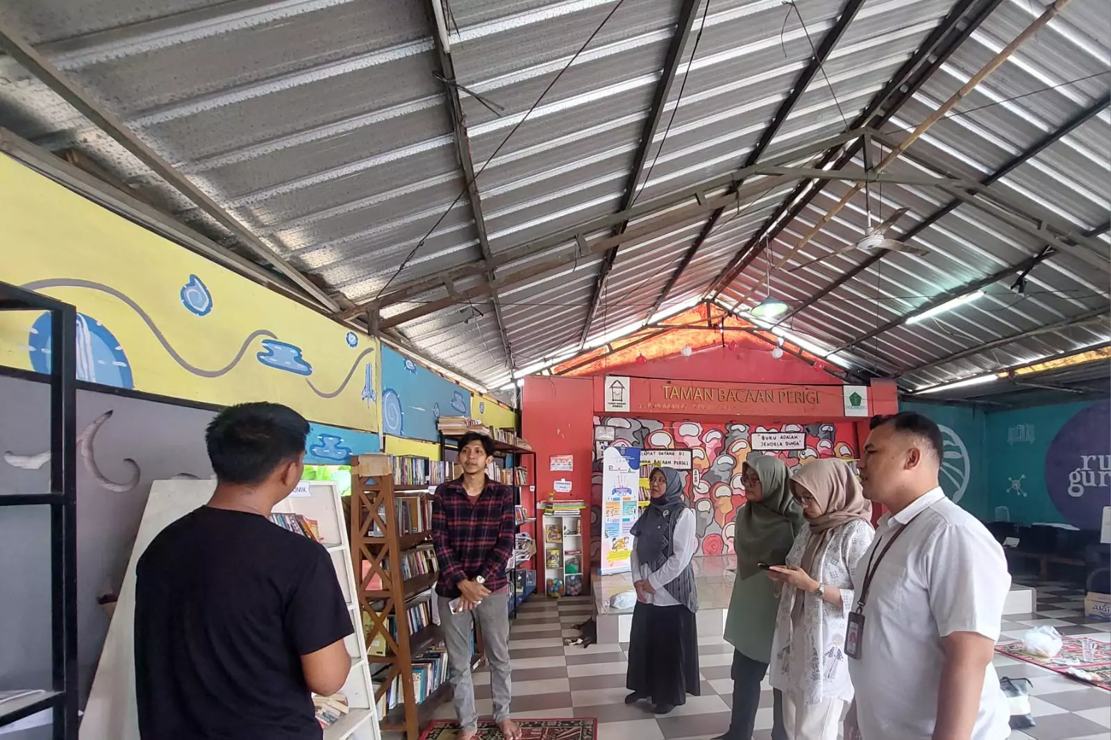 Lalui Tahapan Verifikasi Standarisasi PISA, Taman Bacaan Perigi Depok Dinyatakan Cukup Baik