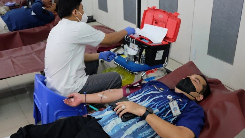 Donor Darah di HUT ke-50 KORPRI Diikuti 51 Pendonor