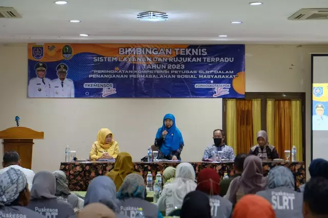 Dinsos Adakan Bimtek Bagi Fasilitator Puskesos SLRT