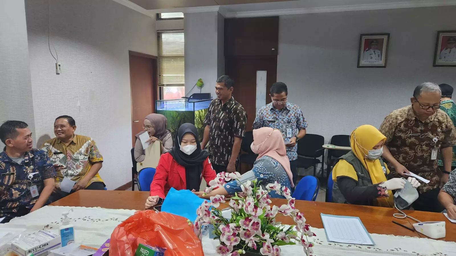 67 Pegawai DPMPTSP Jalani Pemeriksaan Kesehatan