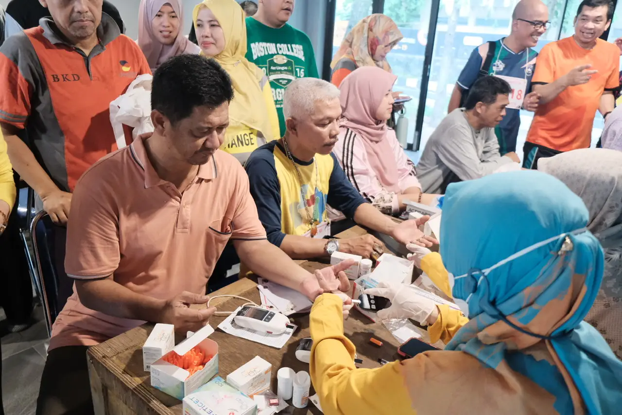 ASN BKPSDM dan BKD Kota Depok Ikuti Skrining Kesehatan