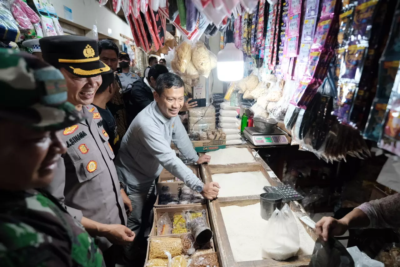 TPID Kota Depok Sidak di Pasar Cisalak Jelang Ramadan 1445 H