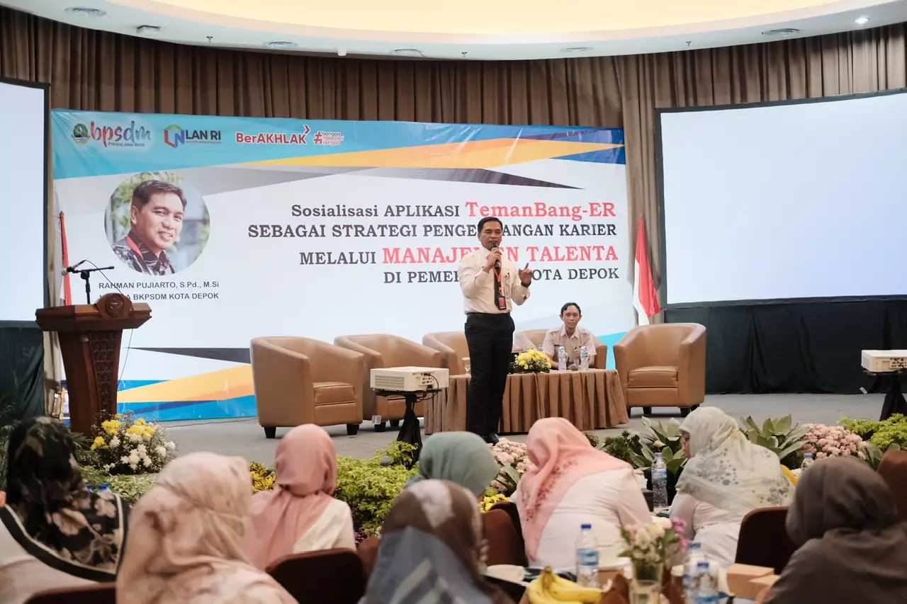 Kepala BKPSDM Depok Sosialisasikan Aplikasi Teman Bang-er