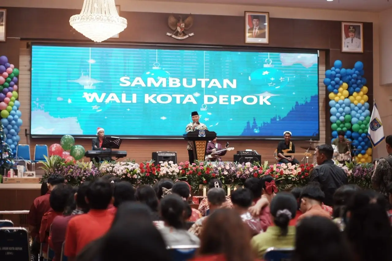 Supian Suri Hadiri Perayaan Natal Pegawai Pemkot Depok, Tegaskan Semangat Toleransi dan Kesetaraan
