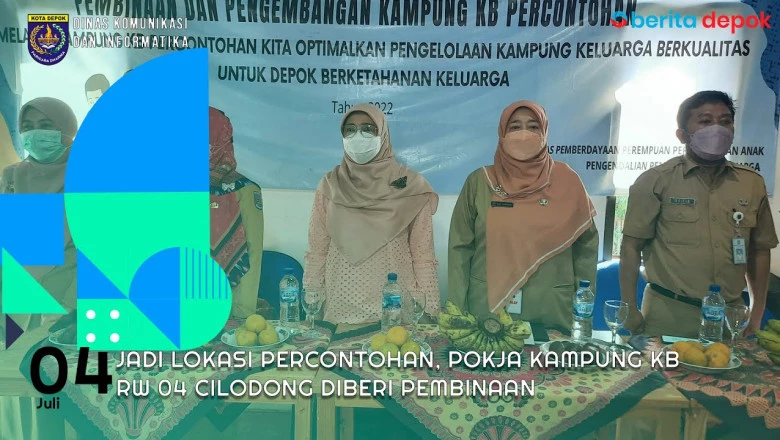 Video: Jadi Lokasi Percontohan, Pokja Kampung KB RW 04 Cilodong Diberi Pembinaan