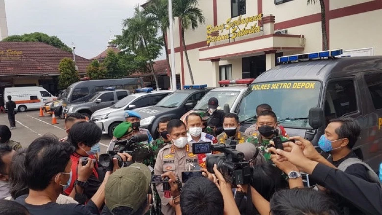 Larangan Mudik 2021, Polres Metro Depok Hadang di Perbatasan