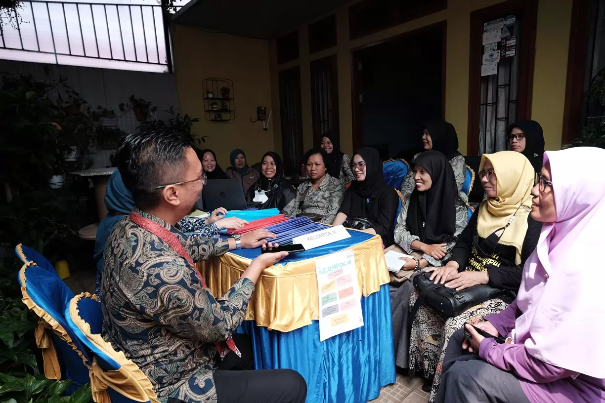 Tim Penilai Lomba Apresiasi Kampung KB Lakukan Sesi Wawancara di Kampung KB Kelurahan Jatijajar