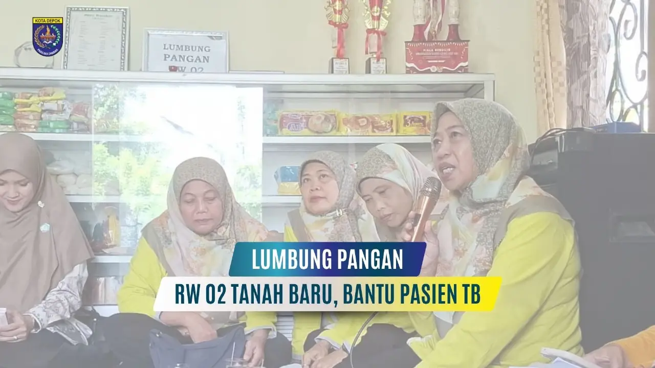 Lumbung Pangan RW 02 Tanah Baru, Bantu Pasien TB