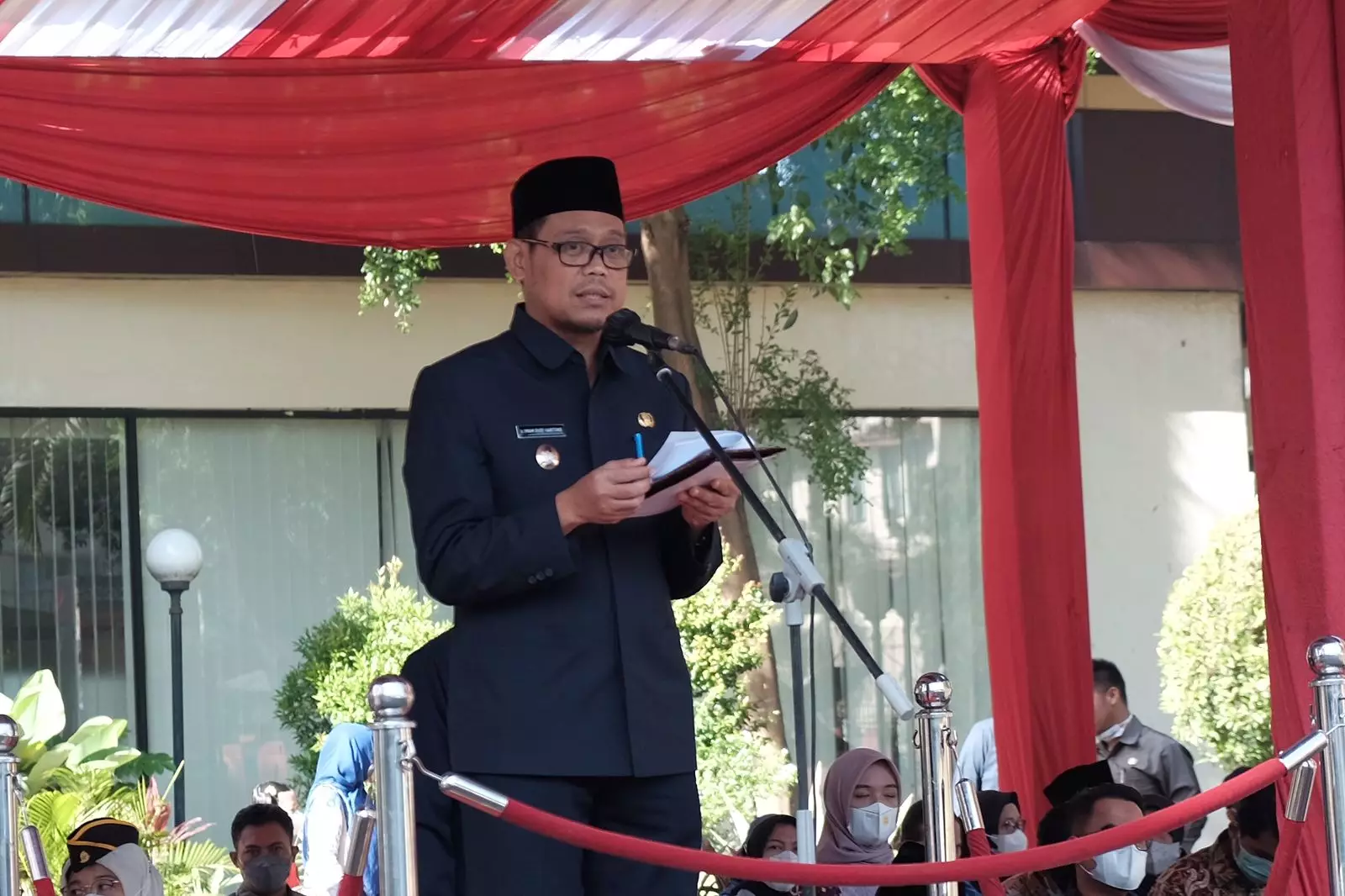 Jadi Inspektur Upacara Hari Sumpah Pemuda 2022, Wakil Wali Kota Depok Bacakan Sambutan Menpora RI