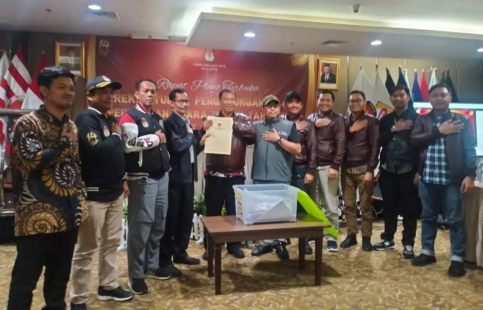 KPU Pastikan Pencermatan Data Hasil Pemilu 2024 di Kecamatan Sawangan Telah Selesai