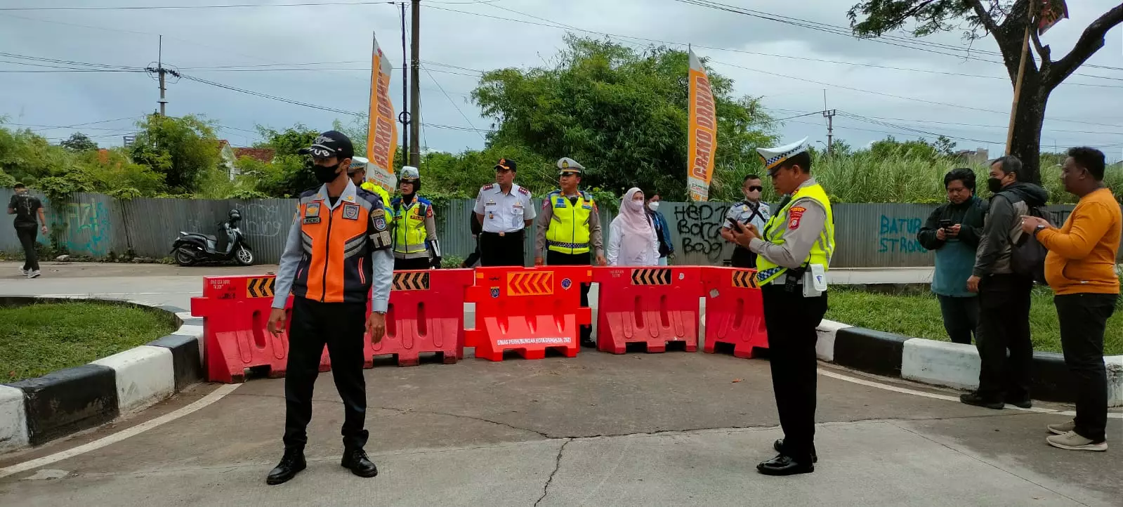 Dishub dan Polres Metro Depok Tutup Lima U-Turn di GDC