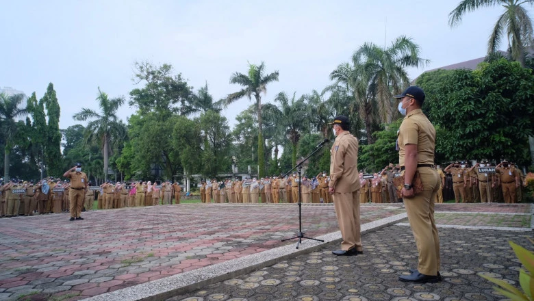 Pimpin Apel Pagi, Aspemkesrak Sampaikan Sejumlah Arah Bagi ASN