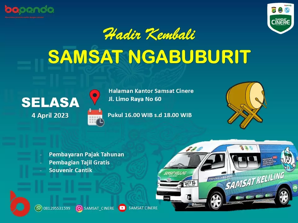 Simak Jadwal Samsat Ngabuburit Selama Ramadan