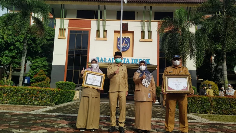 Disdukcapil Depok Sabet Dua Penghargaan Terkait Pelayanan