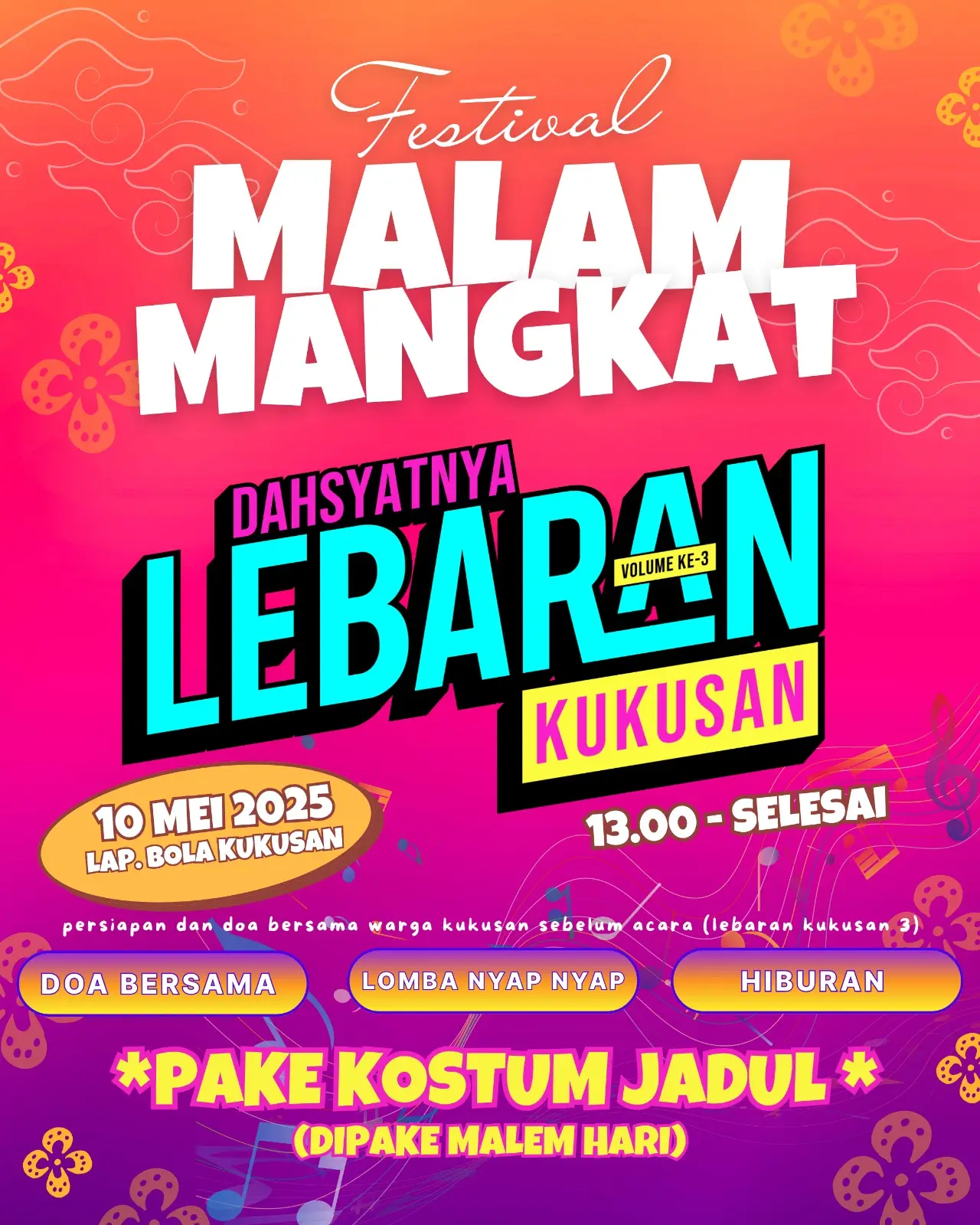 Festival Malam Mangkat Buka Rangkaian Lebaran Kukusan