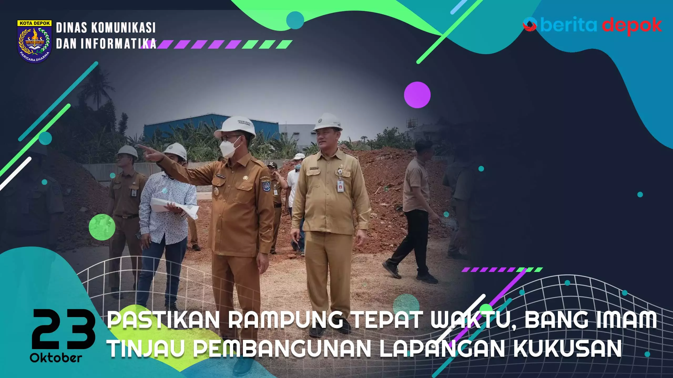 Video: Pastikan Rampung Tepat Waktu, Bang Imam Tinjau Pembangunan Lapangan Kukusan