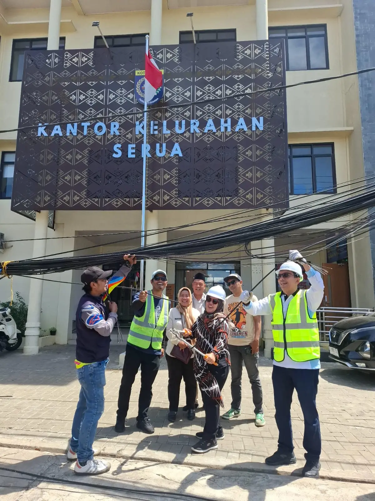 Langit Serua Bersih dari Kabel Semrawut