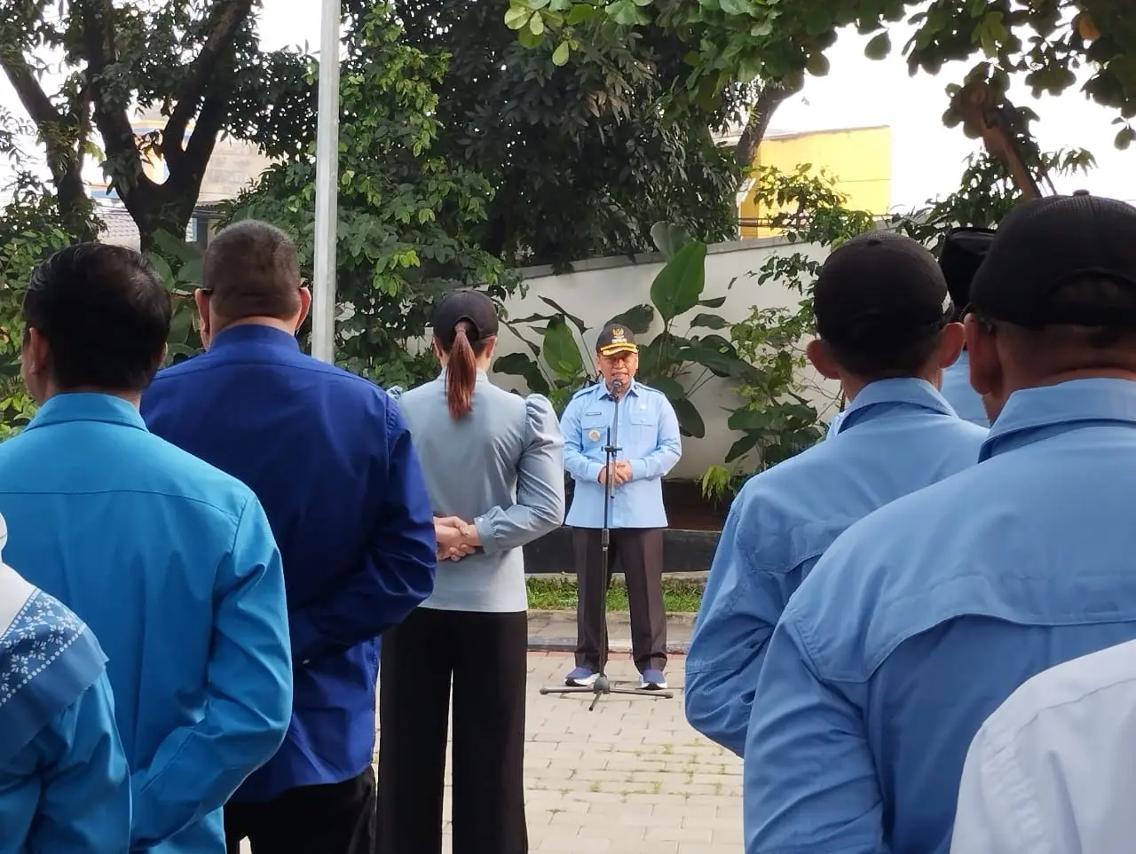 Bertempat di Tamude, Wali Kota Depok Pimpin Apel Gabungan Sukmajaya-Cilodong