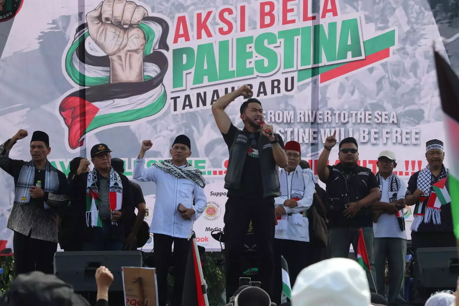 Aksi Bela Palestina Tanah Baru, Kumpulkan Donasi Hingga Rp75 Juta
