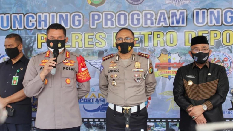 Launching 13 Program Unggulan Polres Metro Depok