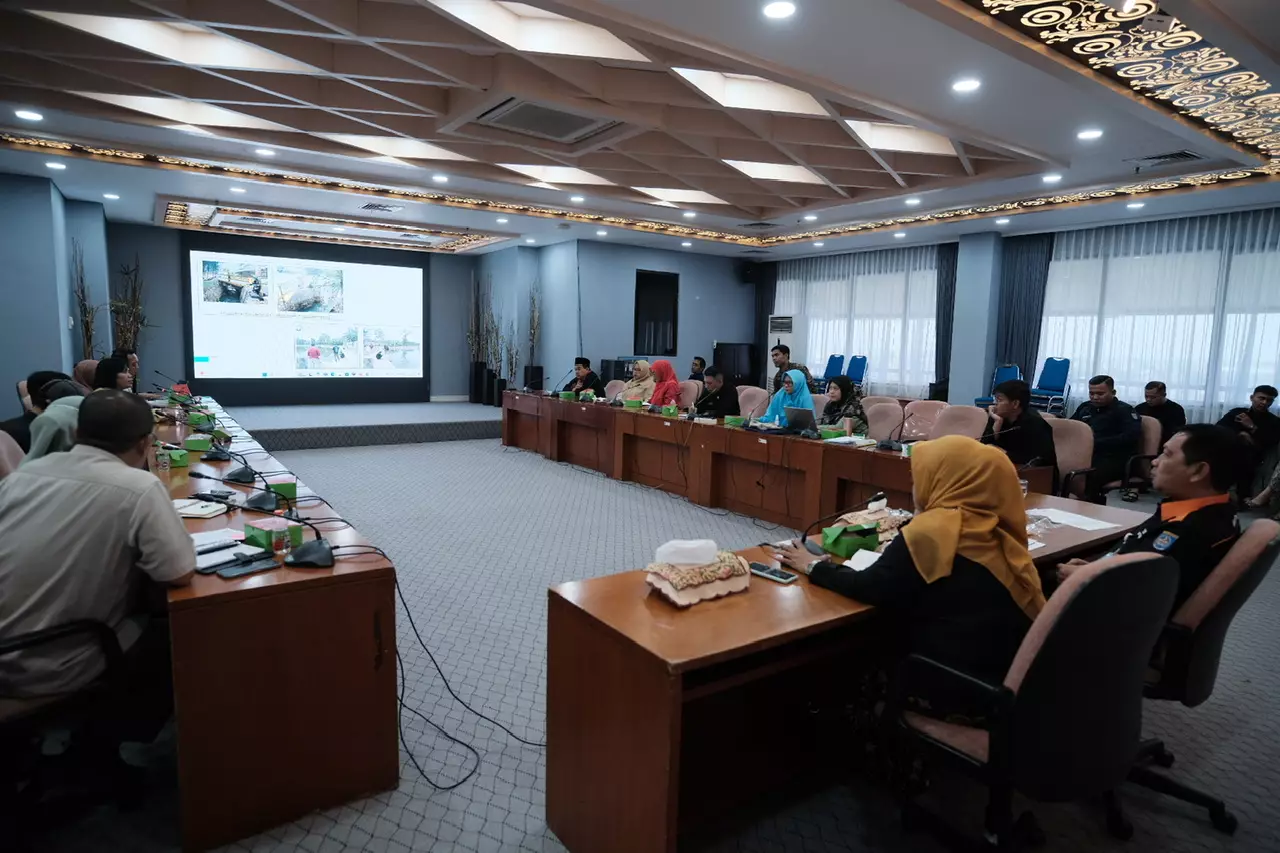DLHK Depok Gelar Rakor Penyelesaian Pencemaran Situ Bahar
