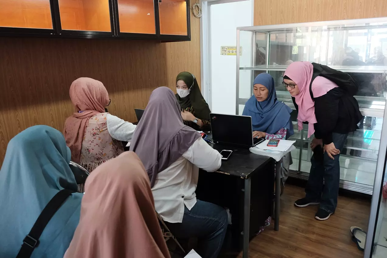 Warga Sukmajaya Daftarkan Diri pada Program WUB 2023