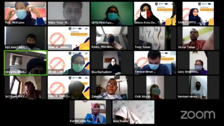 Dinkes Depok Gelar Webinar Perubahan Perda KTR 