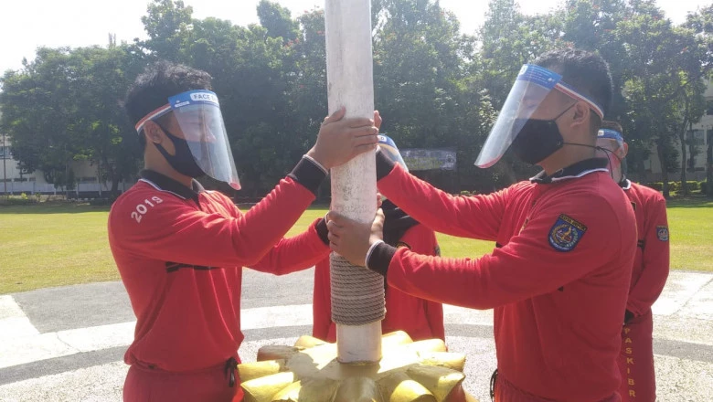 Tidak Hanya Menerapkan Protokol Kesehatan, Paskibraka Depok Hanya Latihan di Hari Minggu