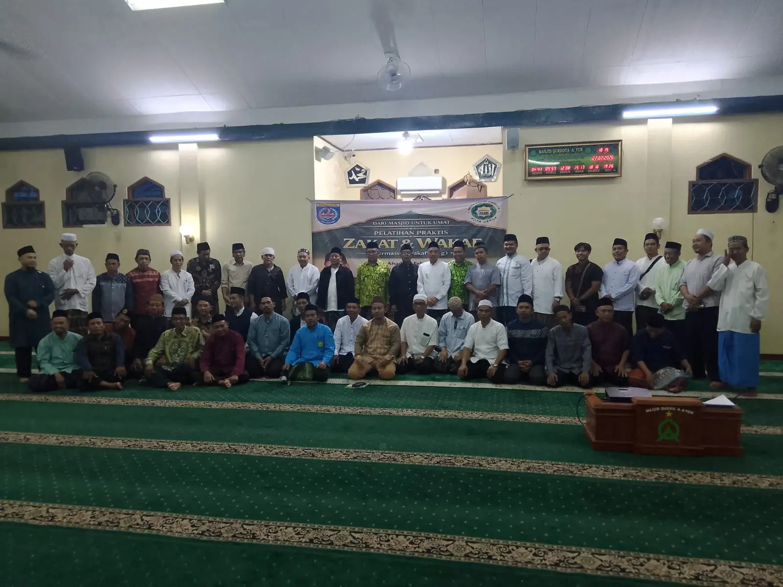 DMI Depok Bekali Pengurus Masjid dengan Pelatihan Zakat dan Wakaf