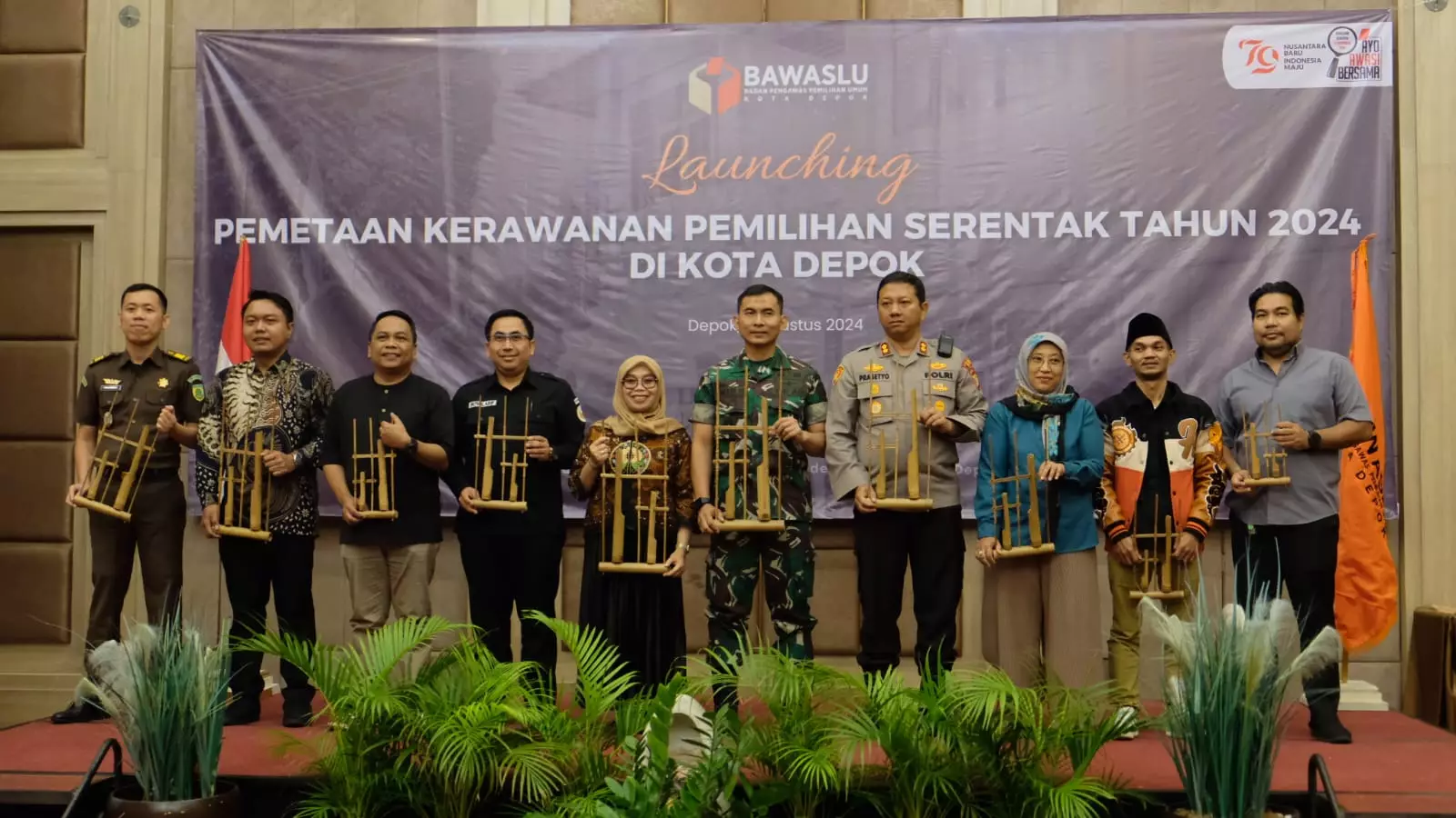 Bawaslu Depok Luncurkan Pemetaan Kerawanan Pemilu Serentak 2024