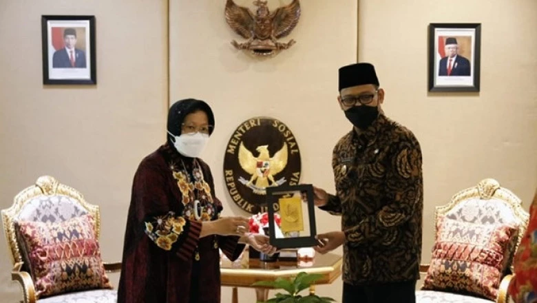 Wakil Wali Kota Depok Temui Mensos Risma Bahas Bansos, Tagana hingga Lansia