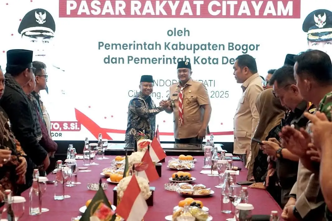 Pasar Rakyat Citayam Resmi Beroperasi, Simbol Kebersamaan Kota Depok-Kabupaten Bogor