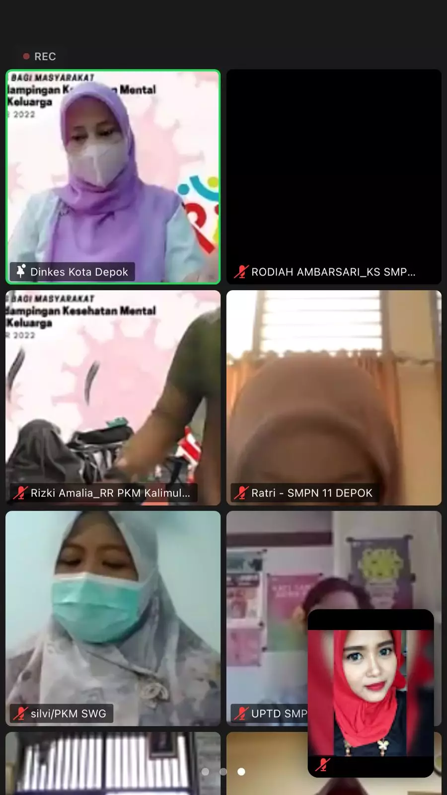 Dinkes Adakan Webinar Penguatan Pendampingan Kesehatan Mental Bagi ODHIV