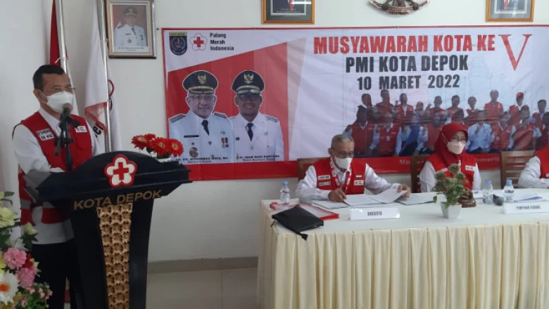 Program Pokok  PMI Kota Depok Tahun 2022-2027 Fokus pada Tiga Poin