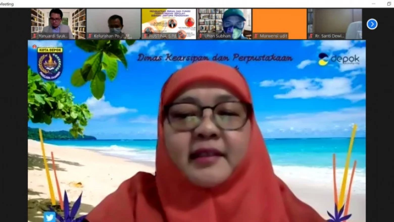 Dinas Kearsipan dan Perpustakaan Gelar Webinar Diskusi Daring